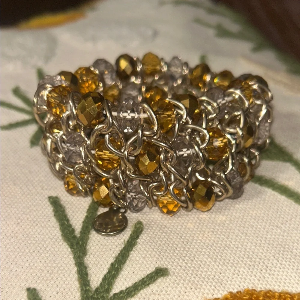 Dana Buchman Bronzo Miele and transparent Bracelet